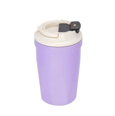 Stainless Steel Coffee Mug 420ml Insulated Custom Travel Bottle with Leakproof Cover