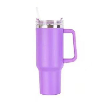 Enjoy Your Drinks Anywhere 40oz Stainless Steel Travel Cup with Double Wall Insulation