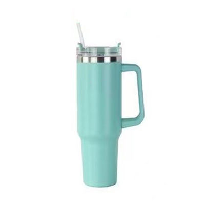 Enjoy Your Drinks Anywhere 40oz Stainless Steel Travel Cup with Double Wall Insulation