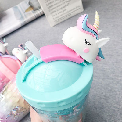 Back to School Water Bottle Newest Double Wall Plastic Tumbler with Straw and Lid