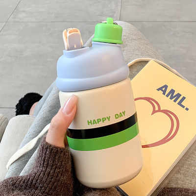 Applicable People 500ml Stainless Steel Insulated Water Cup for Travel and Sports