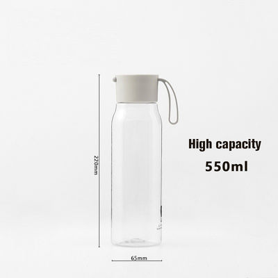 550ml Bpa Free Plastic Leak-proof Lid Reusable Drink Tritan Water Bottle Ideal for Running