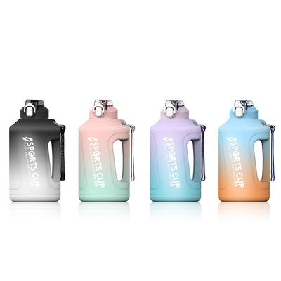 Durable Large Capacity 2300 ML 3800 ML Sports Water Bottle with Scrub Gradient Design