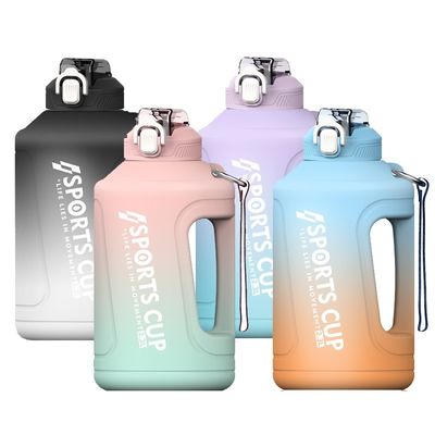 Durable Large Capacity 2300 ML 3800 ML Sports Water Bottle with Scrub Gradient Design