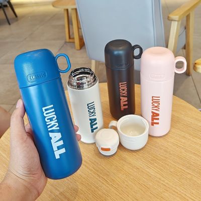 Custom Pattern 500ml Stainless Steel Children Cup Vacuum Outdoor Thermos Water Bottle
