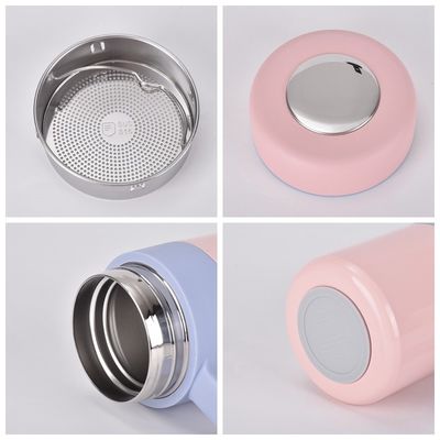 Custom Logo 500ml Stainless Steel Thermos Cup for Hot Cold Drinks and Eco Friendly Travel