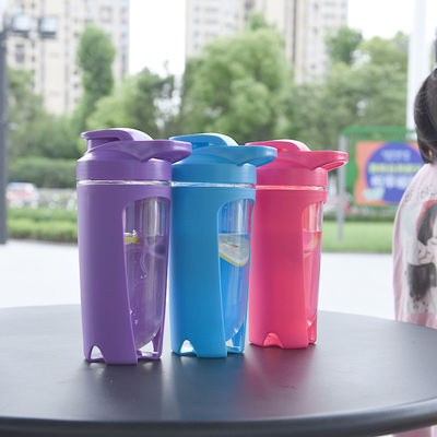 Portable Shake Cup with Custom Logo Health Fitness Fruit Color Plastic Salad Shaker