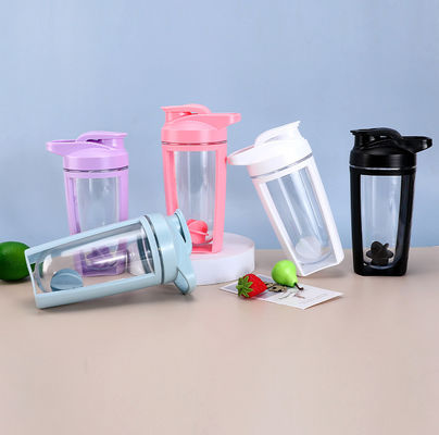 Portable Shake Cup with Custom Logo Health Fitness Fruit Color Plastic Salad Shaker