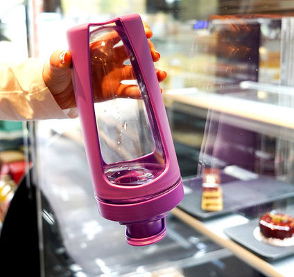 Portable Shake Cup with Custom Logo Health Fitness Fruit Color Plastic Salad Shaker