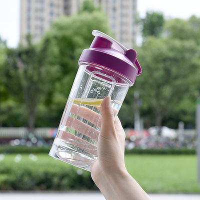 Stocked Protein Powder Portable Shake Cup with Direct Drinking Method and Metal Ball