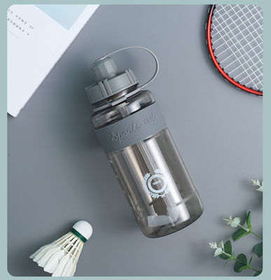 Unisex Direct Drinking 1000ml BPA Free Tritan Motivational Gym Plastic Water Bottle with Time Marker