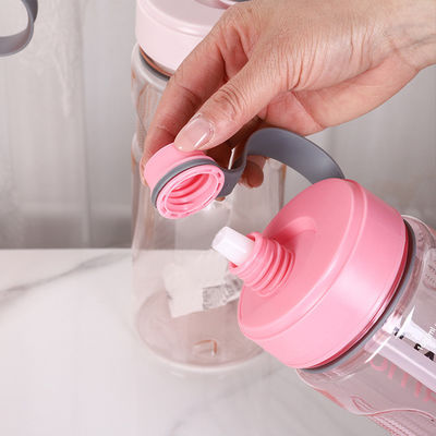 TOUR Customized Logo Square Shaped Drink Bottle Frosted Leak-Proof Plastic Square Water Bottle