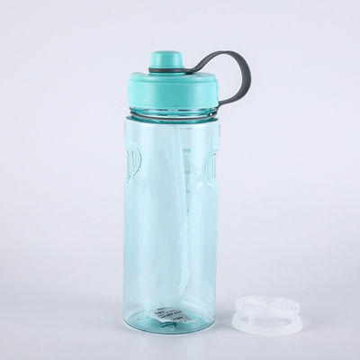 TOUR Customized Logo Square Shaped Drink Bottle Frosted Leak-Proof Plastic Square Water Bottle