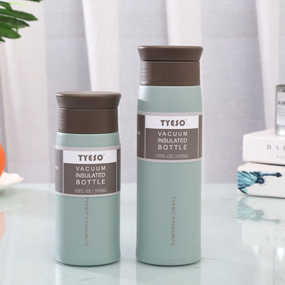Student Insulated Stainless Steel Water Bottle with Customized Color and Straight Cup
