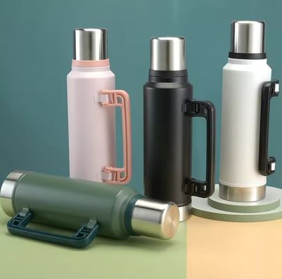 1L Water Bottle Outdoor Climbing Camping Insulated Leakproof Stainless Steel Thermos