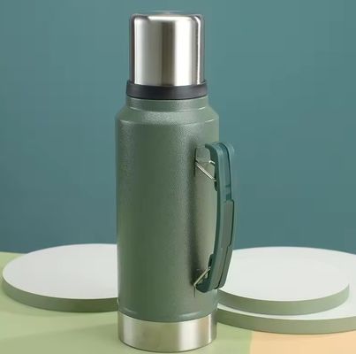 1L Water Bottle Outdoor Climbing Camping Insulated Leakproof Stainless Steel Thermos