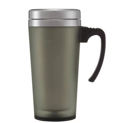 16oz Portable Outdoor Sports Insulated Thermos Stainless Steel Coffee Mug With Handle