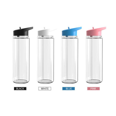 750ml Clear Plastic Sports Fitness Drinking Water Bottle for Applicable Boiling Water