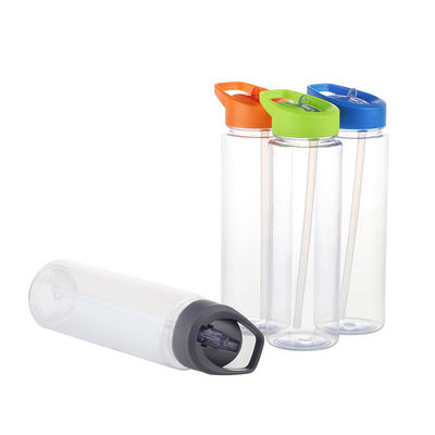 750ml Transparent Plastic Sports Travel Water Bottle for Boiling Water Transparent