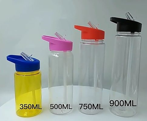750ml Transparent Plastic Sports Travel Water Bottle for Boiling Water Transparent