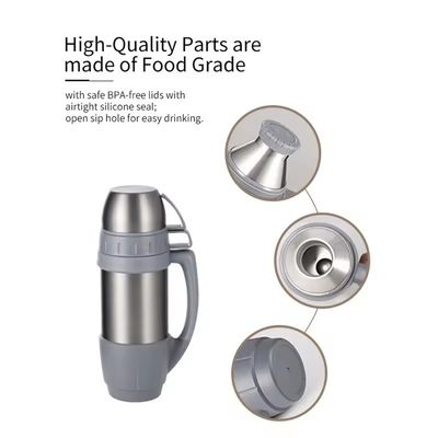 Customized 1200ML Fitness Water Cup Portable Stainless Steel Thermos Bottle for Sports