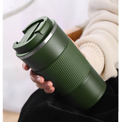 Stainless Steel 380ml/510ml Double-wall Vacuum Cup for Insulated Travel and Hot Coffee