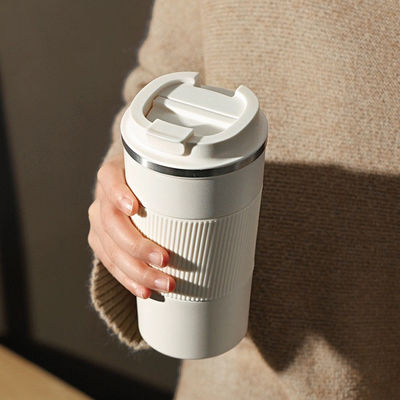 Stainless Steel 380ml/510ml Double-wall Vacuum Cup for Insulated Travel and Hot Coffee