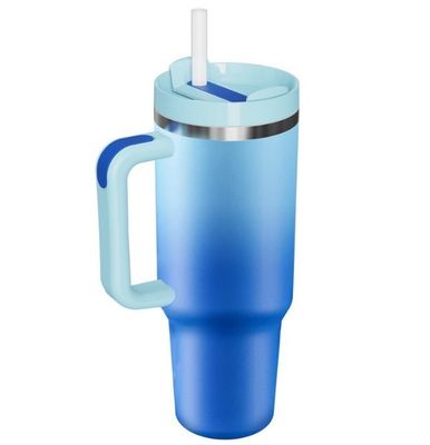 Customized Color 40oz capacity Stainless Steel Travel Tumbler With Handle For On-the-go