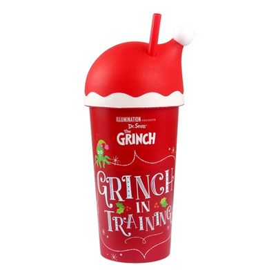 20 OZ Christmas Coffee Mugs 600ML Luxury Custom Logo Novelty Straw Cup For Christmas
