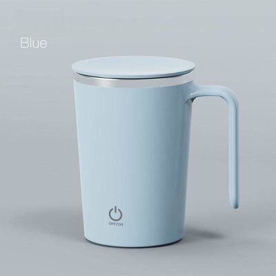 400ml Rechargeable Automatic Mixing Bottle with Green Handgrip and Leak-proof Design
