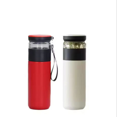 500ml Separation Filter Stainless Steel Vacuum Glass Bottle Insulated Portable Teacup