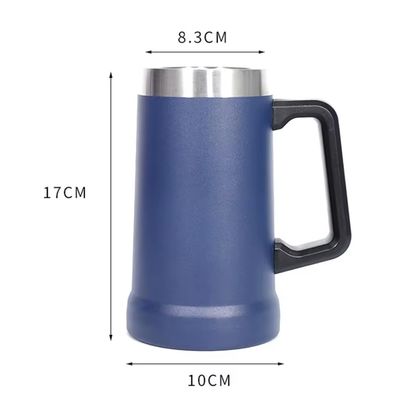 Business Gifts 710ml Large Capacity Custom Sport 304 Stainless Steel Water Cup with Handle