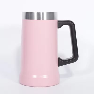 710ml Capacity Wide-mouth Stainless Steel Protein Shaker With Handle For Personalized