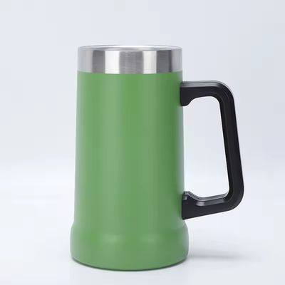 710ml Capacity Wide-mouth Stainless Steel Protein Shaker With Handle For Personalized