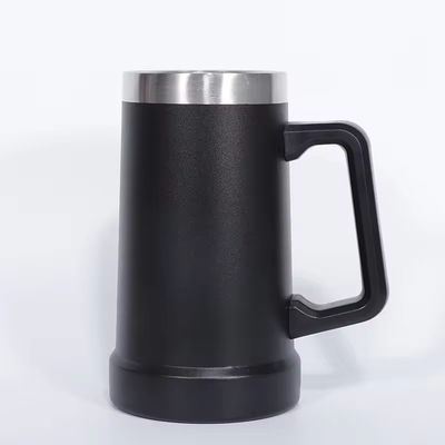 710ml Capacity Wide-mouth Stainless Steel Protein Shaker With Handle For Personalized