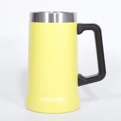 710ml Capacity Wide-mouth Stainless Steel Protein Shaker With Handle For Personalized