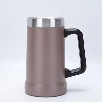 710ml Capacity Wide-mouth Stainless Steel Protein Shaker With Handle For Personalized