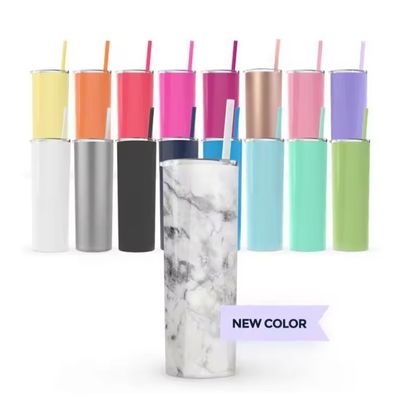 Stainless Steel Water Bottle with Lid and Straw Best Sale Creative Custom Fashion 12oz 20oz 30oz Cup