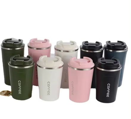 LID Eco-friendly Double Walled Stainless Steel Travel Coffee Mug Vacuum Insulated Reusable Coffee Tumbler Cup