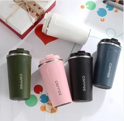 LID Eco-friendly Double Walled Stainless Steel Travel Coffee Mug Vacuum Insulated Reusable Coffee Tumbler Cup