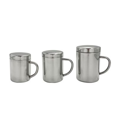 300ml 400ml Double Wall Stainless Steel Beer Mug with Custom Printing Logo and Handle