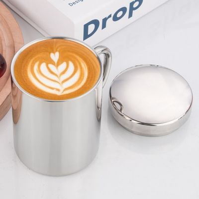 300ml 400ml Double Wall Stainless Steel Beer Mug with Custom Printing Logo and Handle