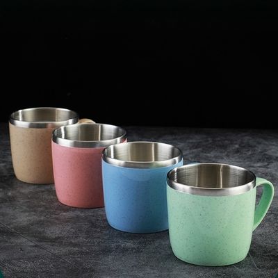 Custom Printing Logo Double Layer Stainless Steel Cup for Hot and Cold Refreshments