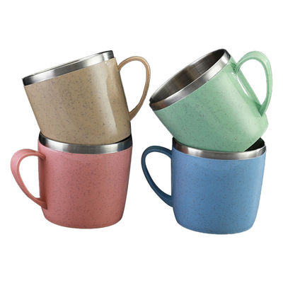 Portable 220ML Double Layer Stainless Steel Cups for Anti-scalding and Tea Drinks