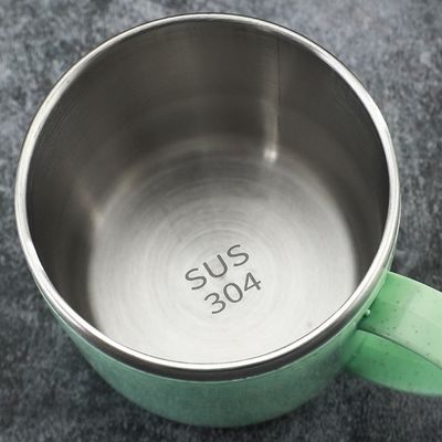Portable 220ML Double Layer Stainless Steel Cups for Anti-scalding and Tea Drinks