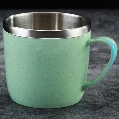 Portable 220ML Double Layer Stainless Steel Cups for Anti-scalding and Tea Drinks