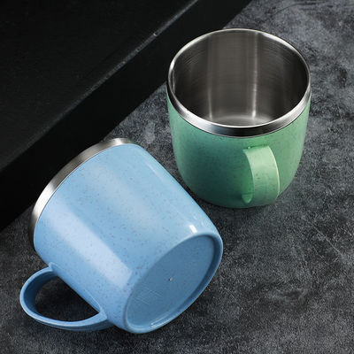 Portable 220ML Double Layer Stainless Steel Cups for Anti-scalding and Tea Drinks