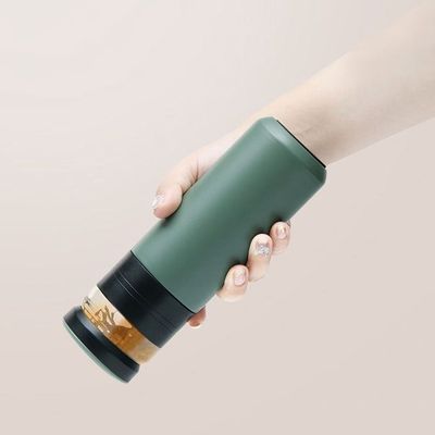 Direct Supply Double Walled Cup Stainless Steel Tea Bottle with Infuser 500ML Capacity