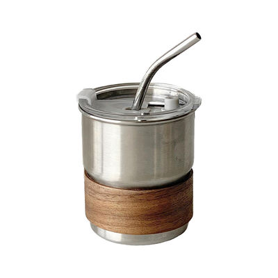 Stackable 304 Stainless Steel Double Walled Insulated Tumbler with Lid 290ml Capacity