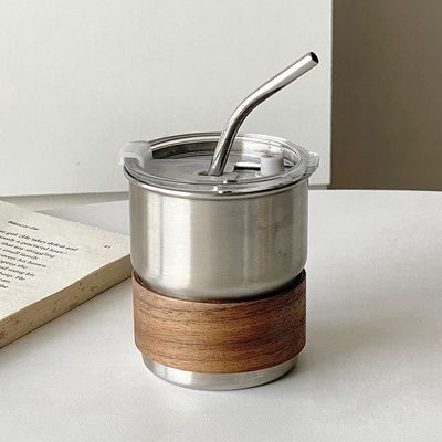 Stackable 304 Stainless Steel Double Walled Insulated Tumbler with Lid 290ml Capacity